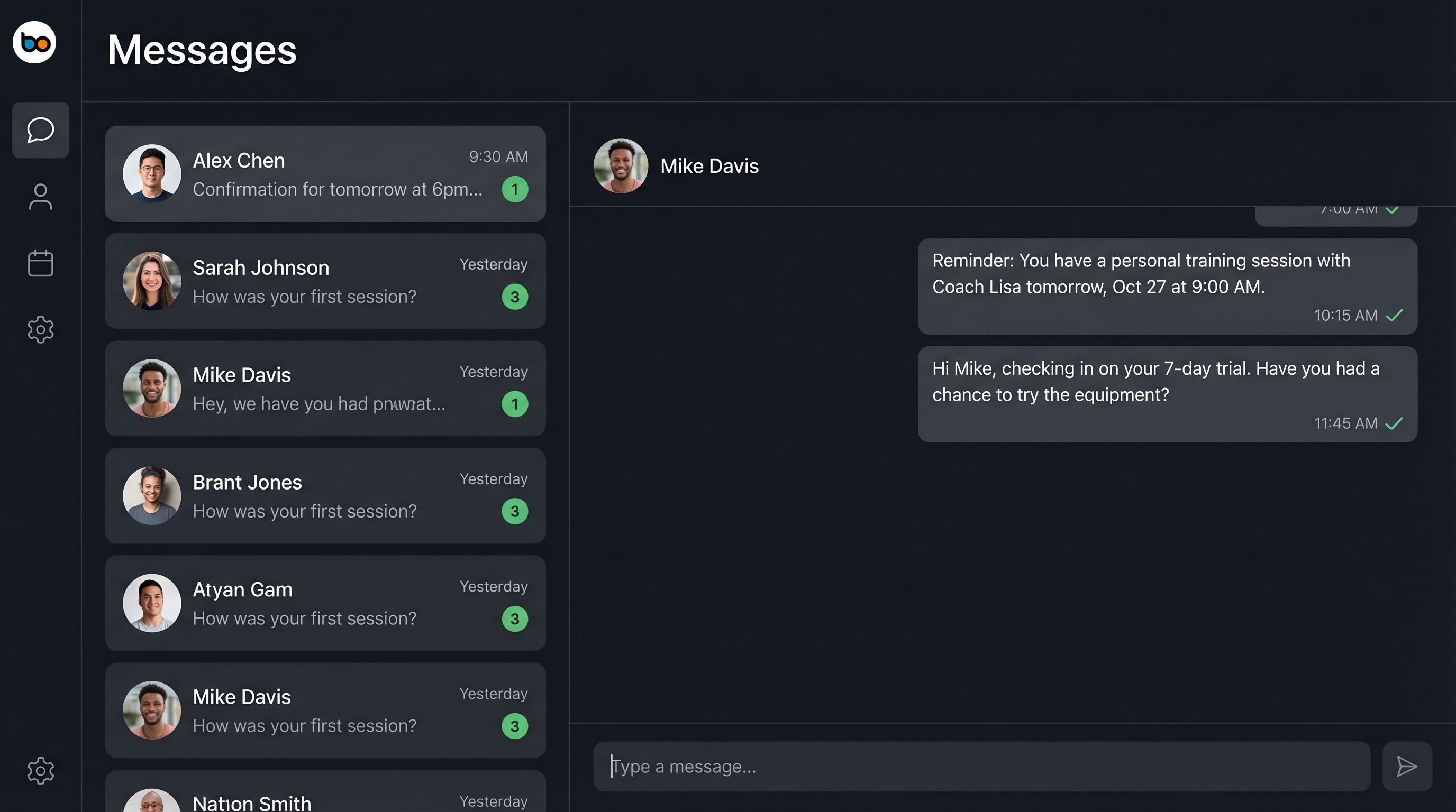 Buzops automated messaging